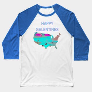 Galentines day skydivers Baseball T-Shirt